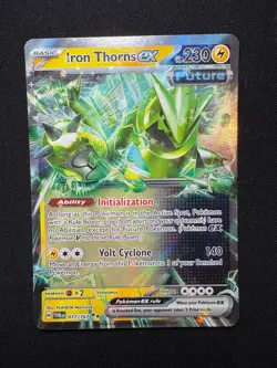 Iron Thorns Ex 077/167 Double Rare LP-NM - Pokemon TCG Twilight Masquerade TWM - Image 1