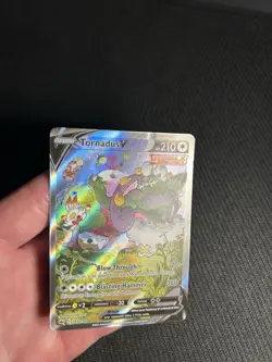 Pokemon TCG Tornadus V (Alternate Full Art) 185/198 Swsh06: Chilling Reign MP - Image 5