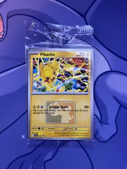 Pikachu “Winner” Promo 2025 World Championships SVP EN 225 Pokemon SEALED Pack - Image 3