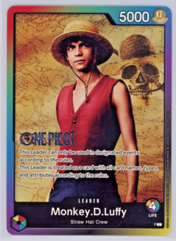 One Piece Monkey D. Luffy Premium Card Collection Live Action Edition Promo - Image 1