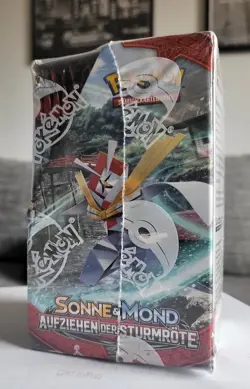 Sonne & Mond Aufziehen der Sturmrote 18er Booster Box Display OVP - Pokemon TCG - Image 2
