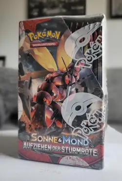 Sonne & Mond Aufziehen der Sturmrote 18er Booster Box Display OVP - Pokemon TCG - Image 4