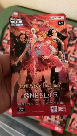 ONE PIECE Heroines EB-03 Lot of 20 Sleeved Booster packs English - Image 2