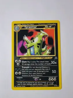 Pokemon TCG Neo Discovery Tyranitar Card 31/75 Non-Holo Rare, NM Condition - Image 1