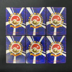 Jungle 1997 Normal Card Set of 6 Japanese Pokemon Card Old Back s007397 - Image 2