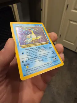 Pokemon TCG Lapras Fossil Holo Unlimited Rare Card 10/62 - Image 3