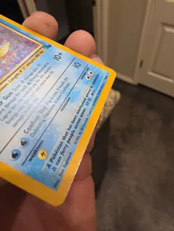 Pokemon TCG Lapras Fossil Holo Unlimited Rare Card 10/62 - Image 4