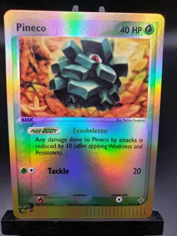 Pineco 71/97 Ex Dragon Reverse Holo Vintage Pokemon Card - NM/LP - Image 1