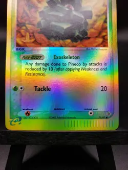 Pineco 71/97 Ex Dragon Reverse Holo Vintage Pokemon Card - NM/LP - Image 3