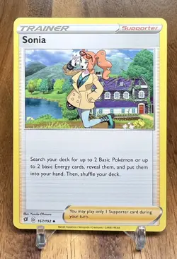 Sonia 167/192 Non Holo Uncommon Rebel Clash Trainer Pokemon Card NM - Image 1