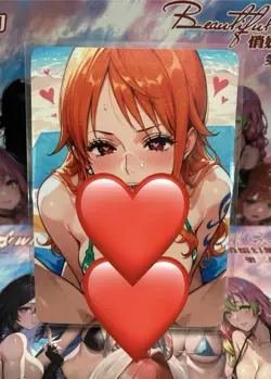 Matte Beautiful Waifu Handmade Card Goddess Story CCG Anime Double Sided - Image 2