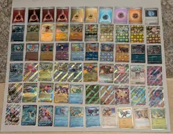 60 Count Pokemon Card Lot, EX, Promos, Illustration Rares, Full Arts And More NM - Image 1