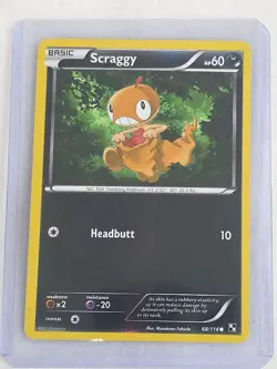 Scraggy - Black & White - 68/114 Reverse Holo 2011 Rare Pokemon Card TCG LP - Image 3