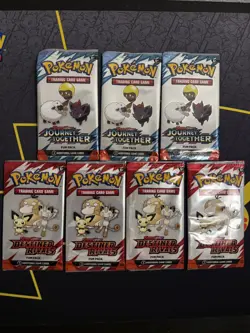 Pokemon Fun Pack (3 Cards)— Destined Rivals & Journey together Set Of 7 - Image 1