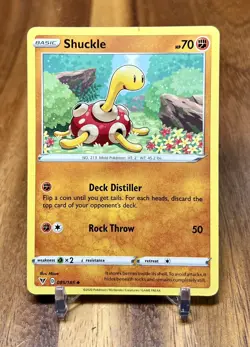 Shuckle 085/185 Non Holo Uncommon Vivid Voltage Pokemon Card NM - Image 1
