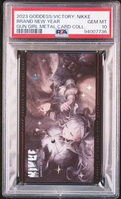 PSA10 GODDESS OF VICTORY: NIKKE GUN GIRL METAL CARD COLLECTION BRAND NEW YEAR - Image 1