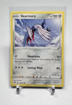 Skarmory 120/189 Darkness Ablaze Pokemon Card NM - Image 1