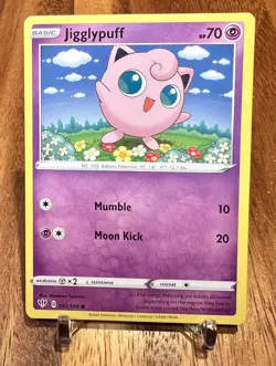 Jigglypuff 067/189 Non Holo Darkness Ablaze Pokemon Card NM - Image 1