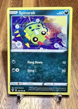 Spinarak 102/189 Non Holo Darkness Ablaze Pokemon Card NM - Image 1