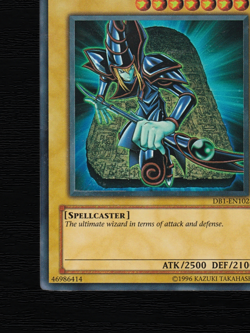 Yu-Gi-Oh Dark Magician DB1-EN102 Dark Beginning 1 Ultra Rare EU 2004 - Image 5