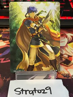 Fire Emblem 0 Cipher - JP - Marker Card - Ike - 05/2018 Prize - NM - Image 1