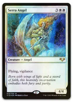 Serra Angel #14 (Foil) (NM) From the Vault: Angels V15 Magic MTG - Image 1