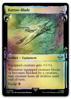 Barrow-Blade (Showcase Scrolls) #688 (Foil) (NM) Lord of the Rings LTR Magic MTG - Image 1