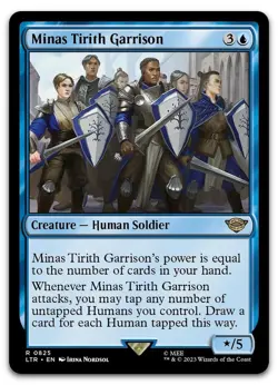 Minas Tirith Garrison #825 (NM) Lord of the Rings LTR Magic MTG - Image 1