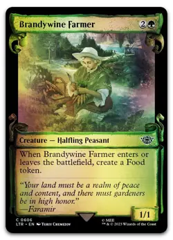 Brandywine Farmer (Showcase Scrolls) #606 (Foil) NM Lord of the Rings Magic MTG - Image 1