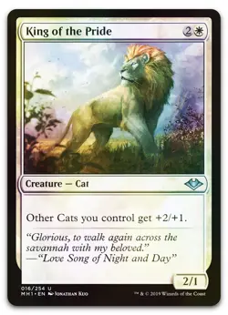 King of the Pride #16 (Foil) (NM) Modern Horizons MH1 Magic MTG - Image 1