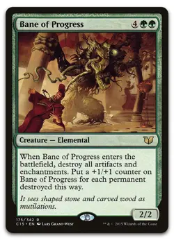 Bane of Progress #175 (LP) Commander 2015 C15 Magic MTG - Image 1