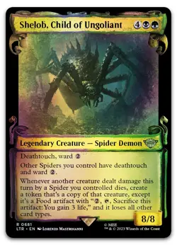 Shelob, Child of Ungoliant (Showcase Scrolls) #681 (Foil) NM Lord of the Rings - Image 1