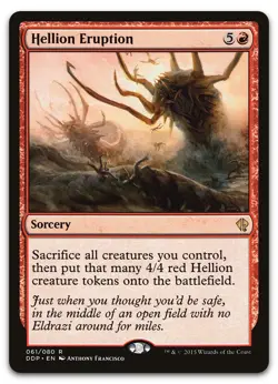 Hellion Eruption #61 (NM) Zendikar vs. Eldrazi DDP Magic MTG - Image 1