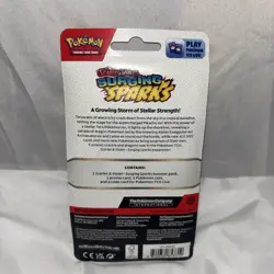 Pokemon Scarlet And Violet/ Surging Sparks Booster Pack With Coin - Wooper - Image 2