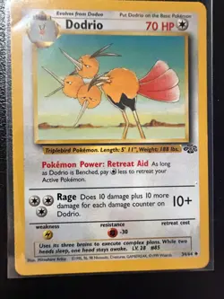 DODRIO 34/64 UC JUNGLE POKEMON LP - Image 1