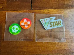 Pokemon VSTAR TCG Acrylic Token Marker Damage Counters and Dice Set - Image 2