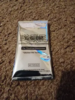 YuGiOh TCG Darkside Of Dimensions Obelisk The Tormentor Sealed Promo Movie Card - Image 1