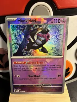 Pokemon TCG Munkidori Master Ball 044/131 Prismatic Evolutions Card - Image 1