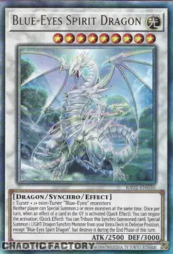YUGIOH Ultimate Rare RA02-EN030 Blue-Eyes Spirit Dragon 1st Edition NM - Image 1