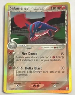 Salamence EX Delta Species 14/113 Holo Rare 110HP 2005 Pokemon TCG Card - Image 1