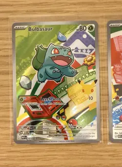 Pokemon TCG First Partner Illustration Collection Series 1 Kanto GEN 1 Starters - Image 4