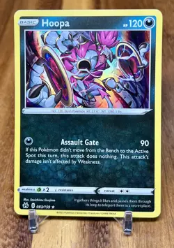 Hoopa 083/159 Holo Rare Crown Zenith Pokemon Card NM - Image 1
