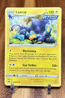 Luxray 043/159 Non Holo SWSH Crown Zenith Pokemon Card NM - Image 1