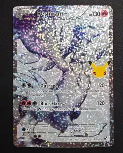 Pokemon Reshiram 113/114 Celebrations Classic Collection NM 25th anniversary - Image 1