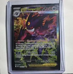 Pokemon Mega Gengar EX 284/217 Holo Card 350 HP 230 Attack Psychic Stage 2 - Image 4
