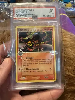 Pokemon Rayquaza EX Holon Phantoms 26/110 PSA 9 Non holo - Image 1