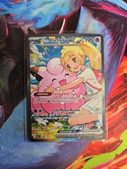 Pokemon TCG Lillie's Clefairy EX 280/217 SIR Ascended Heroes - Image 1