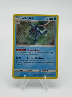 Greninja 9/18 Detective Pikachu Pokemon TCG NM - Image 1