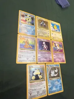 WOTC Pokemon Holo Lot Dragonite Gyarados Mewtwo Vaporeon Snorlax LP-MP - Image 4