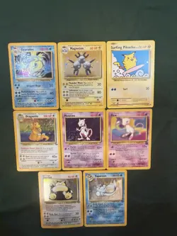 WOTC Pokemon Holo Lot Dragonite Gyarados Mewtwo Vaporeon Snorlax LP-MP - Image 5